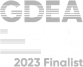 GDEA23 Finalist Badge2 768x622 BW