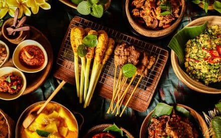 An assortment of Balinese dishes