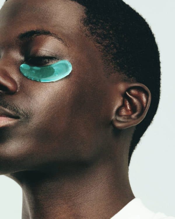 Millennial beauty consumer practicing skincare