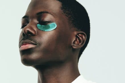 Millennial beauty consumer practicing skincare